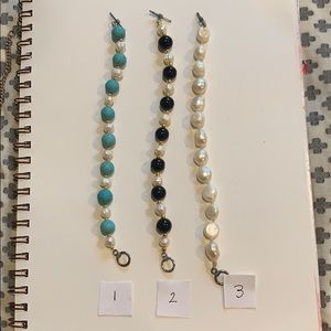 clasp bracelets pearls